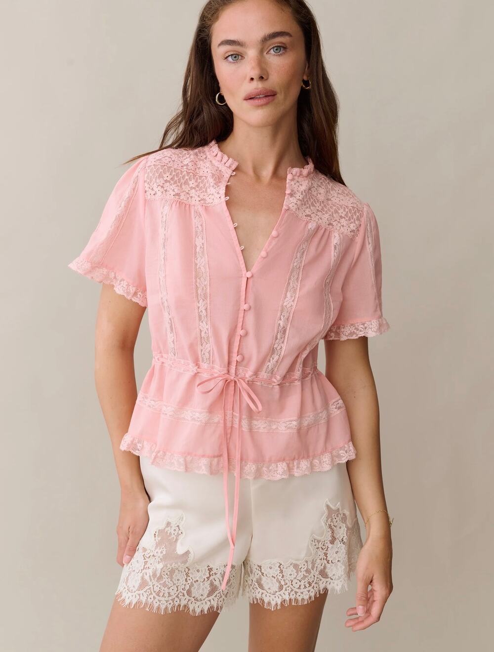 sorella destiny Cotton Top pink size S $197